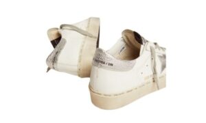 Star stella e talloncino in argento metallizzato