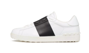 VLTN Sneaker Open Black Strip