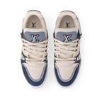 Trainer Navy Beige Mesh