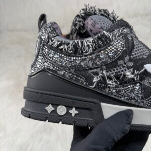 Skate Black Swarovski Monogram