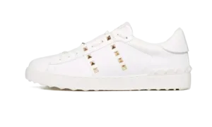VLTN Sneaker Rockstud White Gold