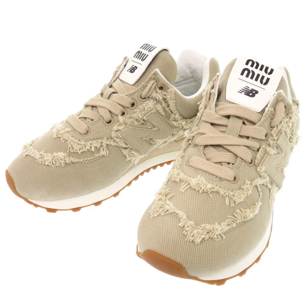 Miu Miu x NB 574 denim sneakers ll